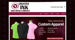 Desktop Screenshot of creativeink.us